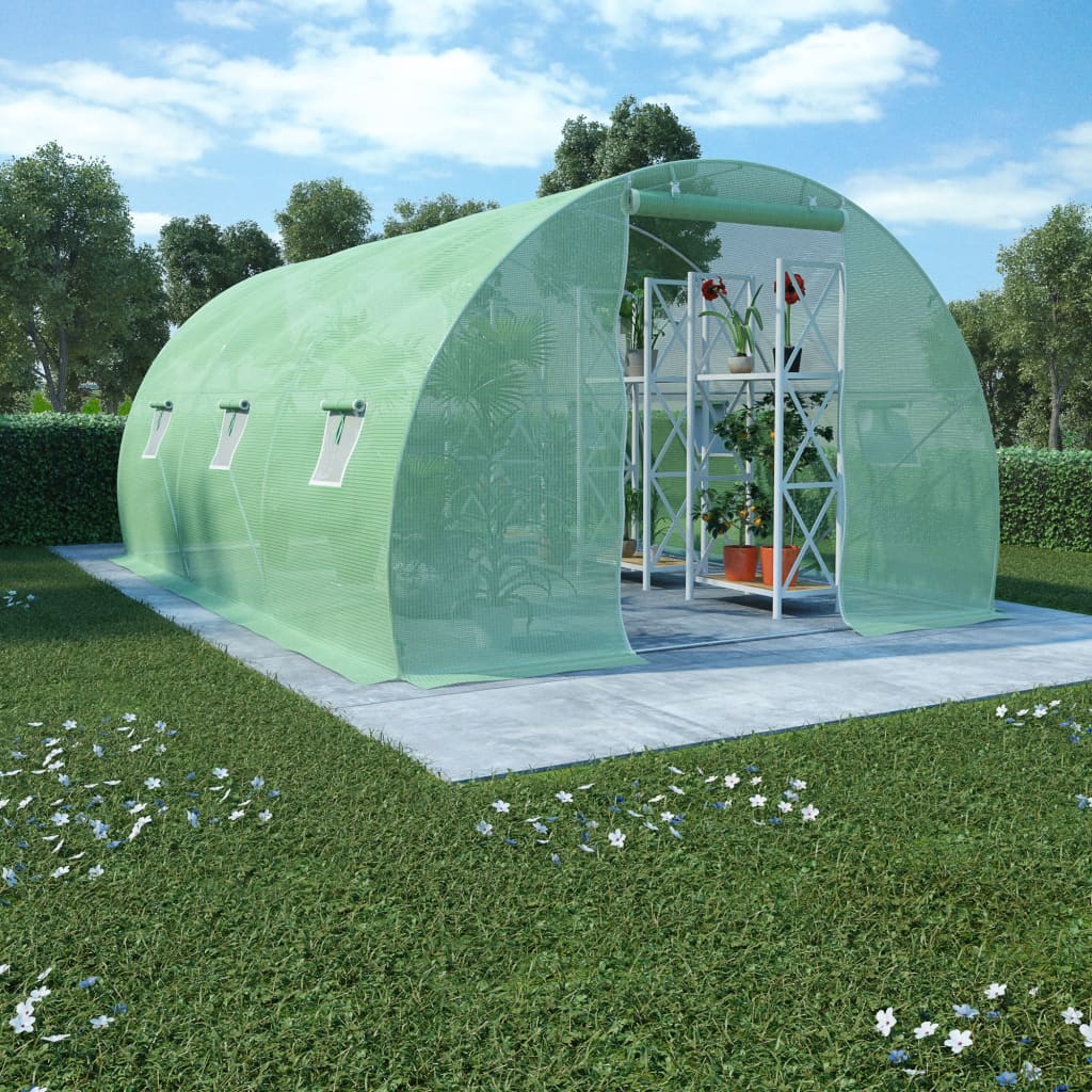 vidaXL Greenhouse Outdoor Grow House Green House for Plant Growing Gardening-0