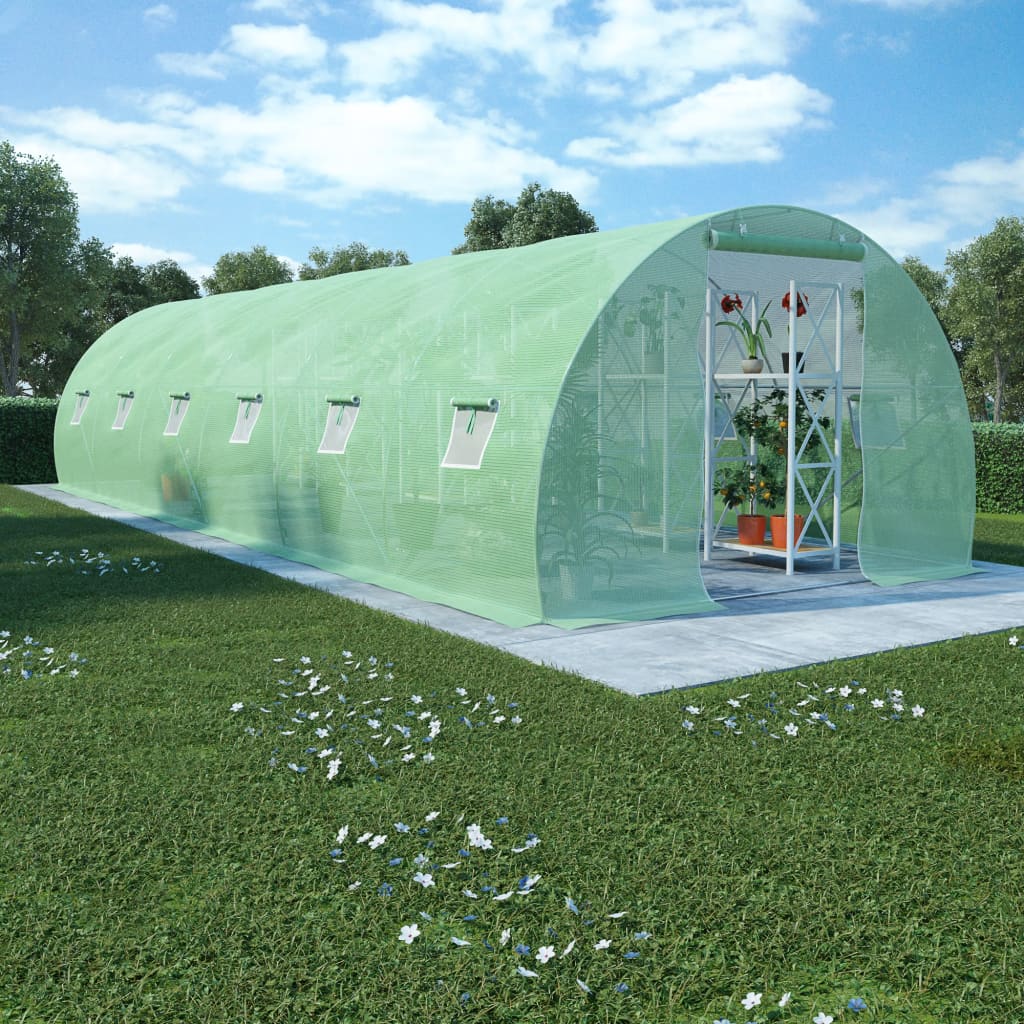 vidaXL Greenhouse Outdoor Grow House Green House for Plant Growing Gardening-8
