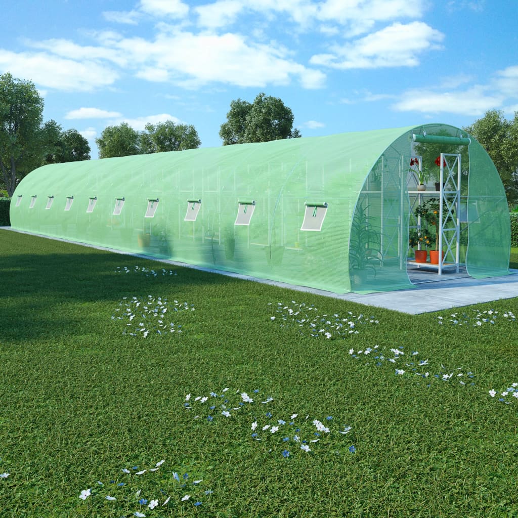 vidaXL Greenhouse Outdoor Grow House Green House for Plant Growing Gardening-11