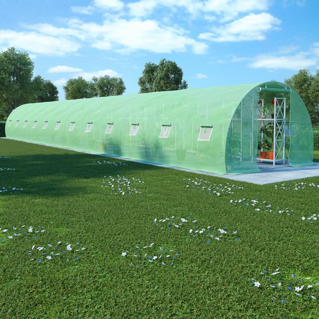 vidaXL Greenhouse Outdoor Grow House Green House for Plant Growing Gardening-12