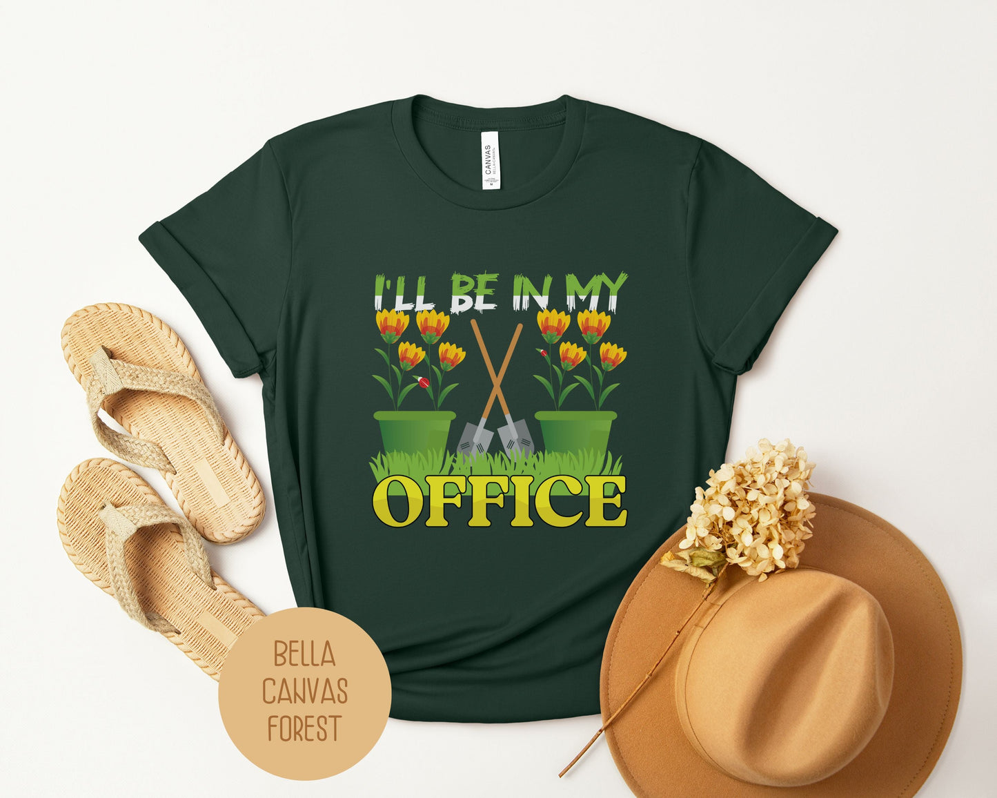 I'll Be In My Office Gardening Shirt-4