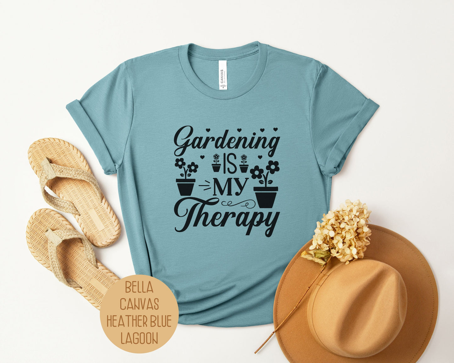 Gardening is My Therapy Shirt-3