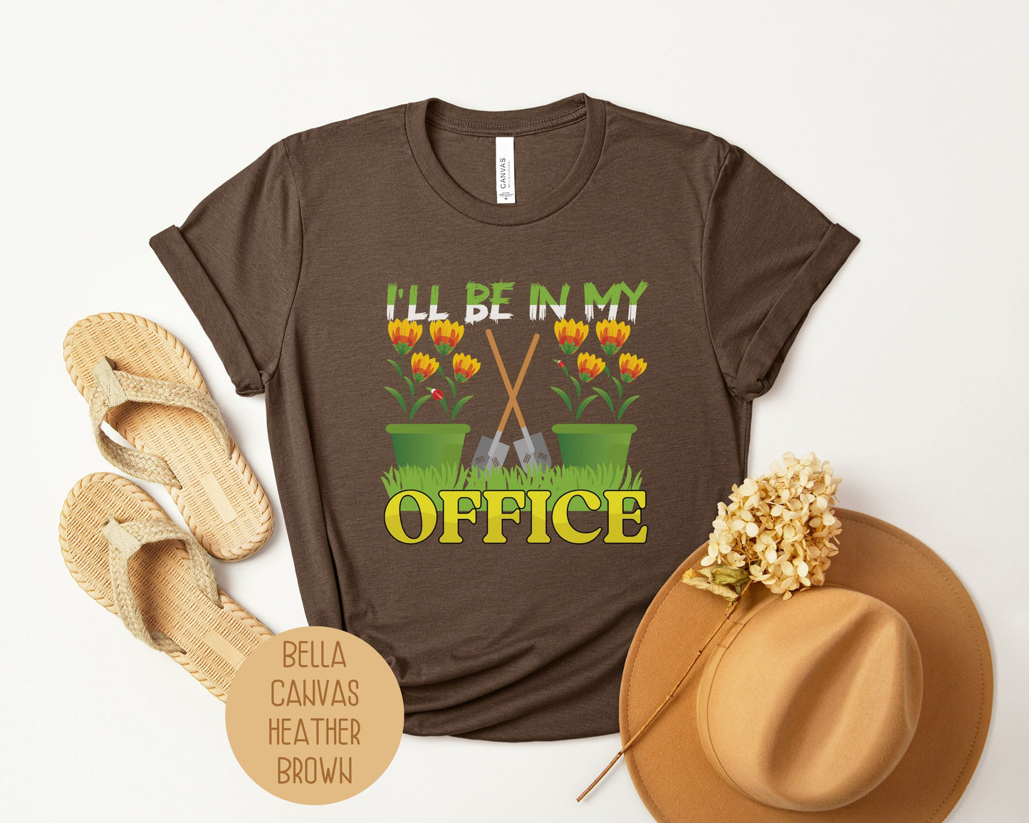 I'll Be In My Office Gardening Shirt-6
