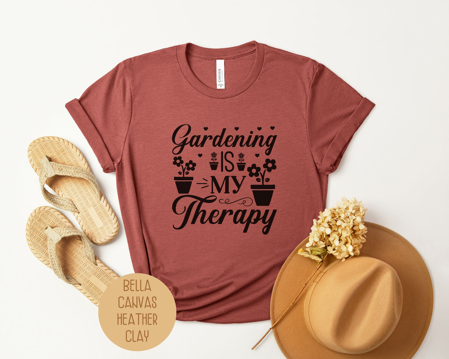 Gardening is My Therapy Shirt-4