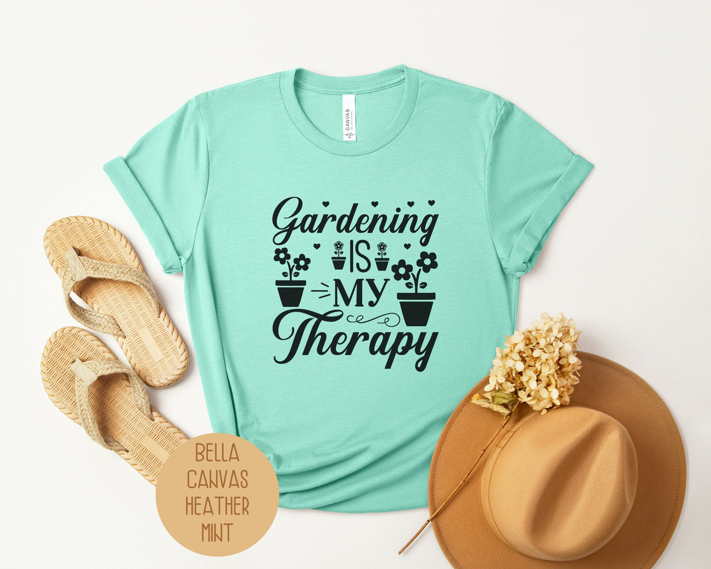 Gardening is My Therapy Shirt-6