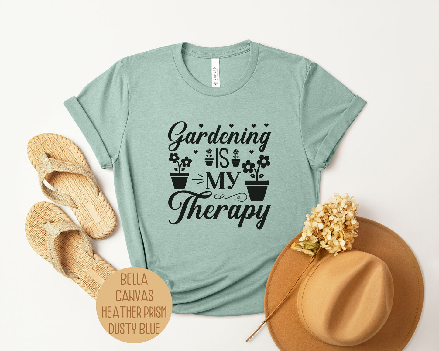 Gardening is My Therapy Shirt-7