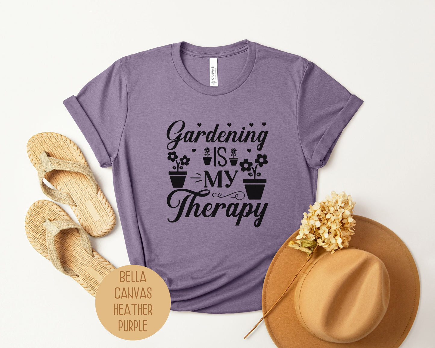 Gardening is My Therapy Shirt-8