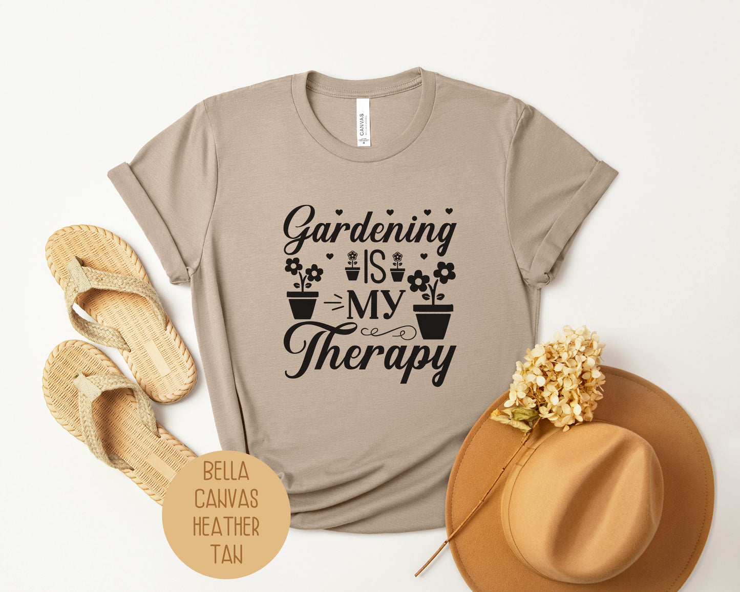Gardening is My Therapy Shirt-1