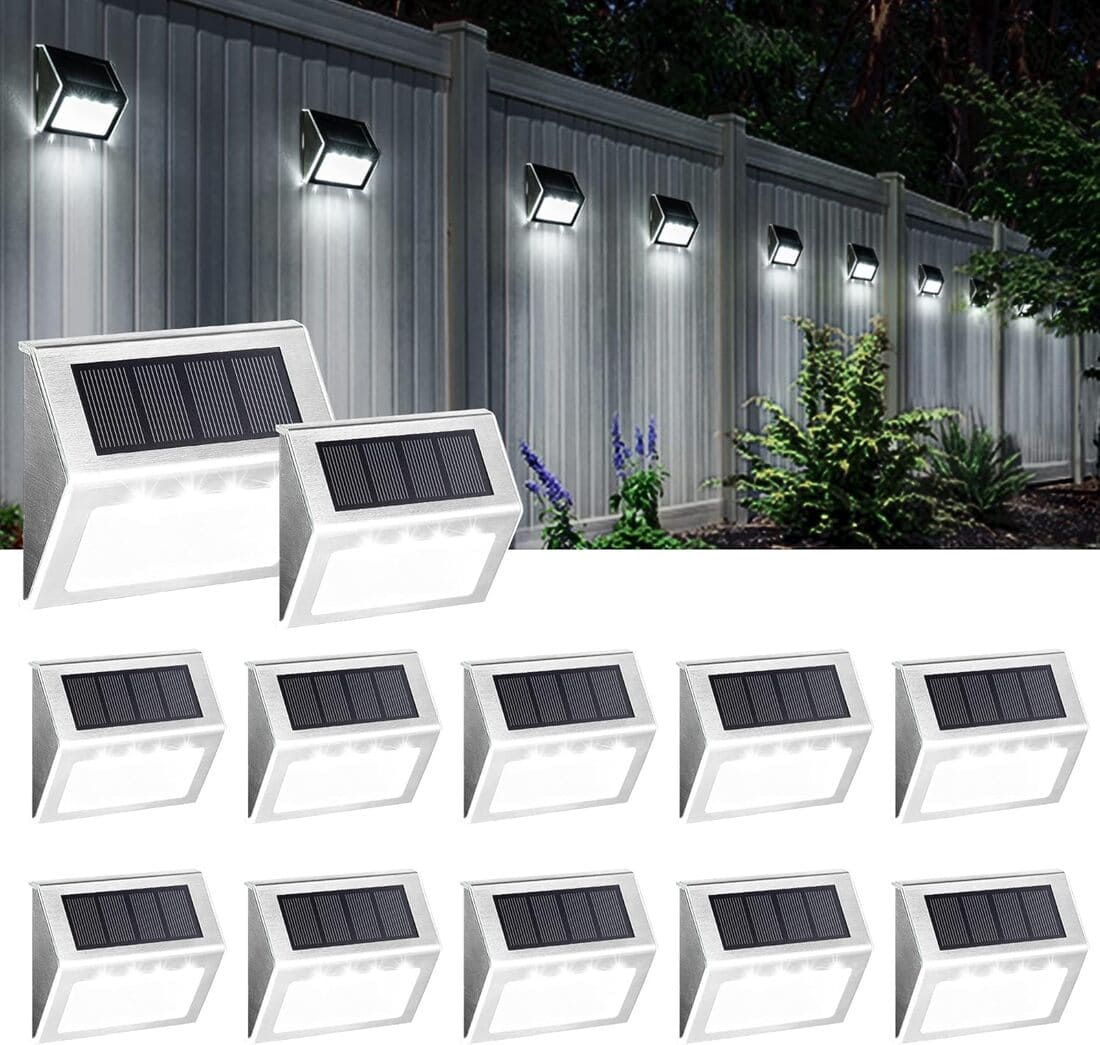 Stainless Steel Solar Step Lights Set-1