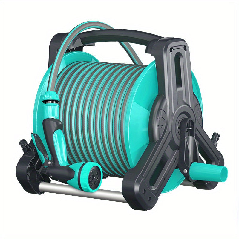 Garden Hose Reel Set with Spray Gun-4