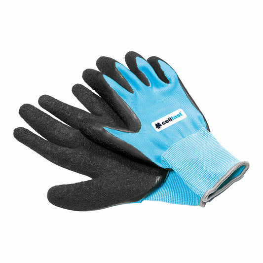 Gardening gloves Cellfast Blue Natural rubber M 8-0